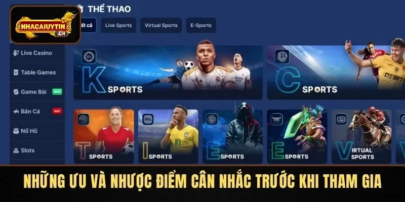 Những ưu và nhược điểm cân nhắc trước khi tham gia nền tảng